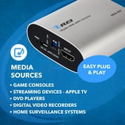 OREI eARC 4K 60Hz Audio Extractor Converter 18G HDMI 2.0 ARC Support - HDCP 2.2 - Dolby Digital/DTS