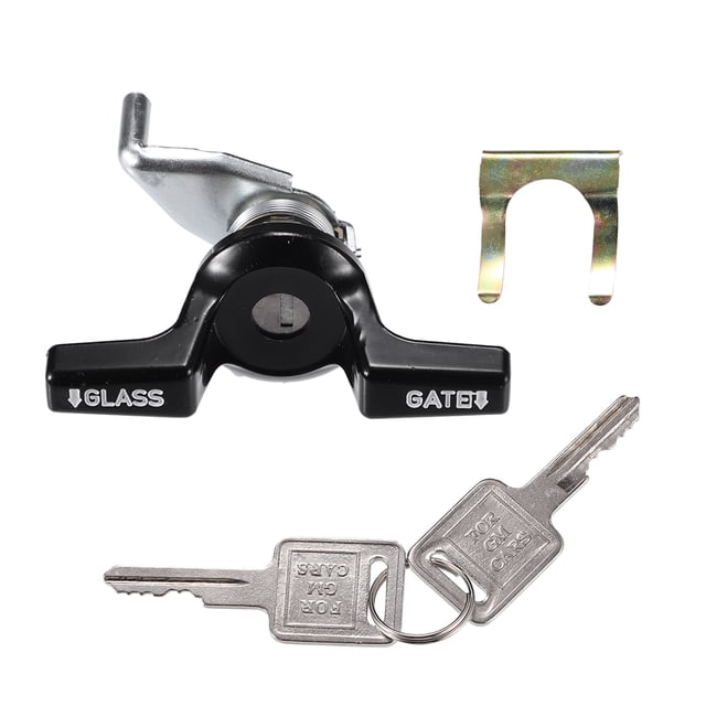 Cilindro de cerradura de maletero trasero con llave para Chevrolet Blazer S10 1983-1994 para GMC Jimmy S15 1983-1991 para Oldsmobile Bravada 1991-1994 Juego de cerradura de puerta trasera de maletero
