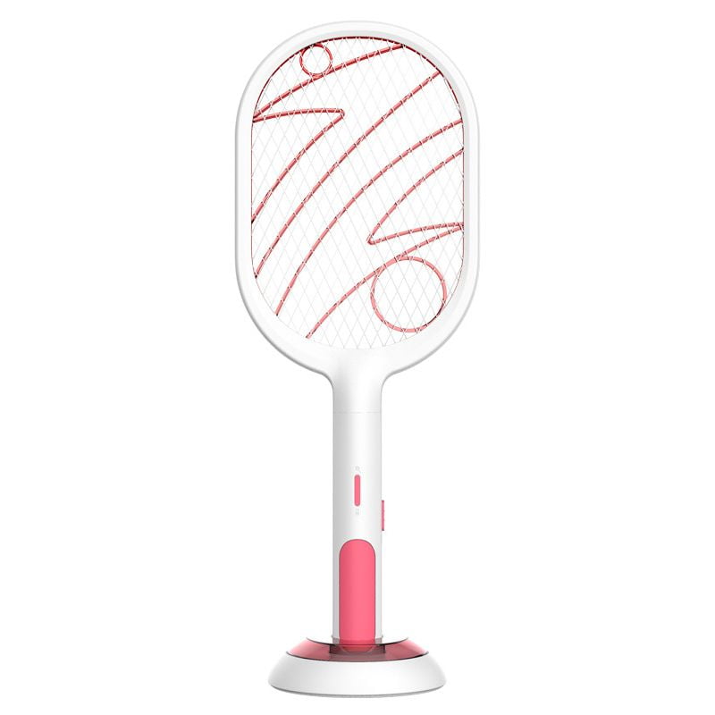 Mosquito Swatter Electric Flies Insect Killer Bug Zapper Racket USB Rechargeable