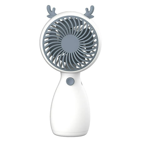 

Pompotops Mini Portable Fan Cute Design Powerful Handheld Fan Lightweight USB Rechargeable Fan for Girl Women Men Student Dormitory Indoor Outdoor