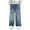 C#12-Navy, variant on QBABYOO Boy's Star Baggy Jeans Elastic Straight fit Stretch Denim Pants Boys Jeans Size 10 Elastic Waist Denim Pants Trousers Streetwear, Navy 10-11Y