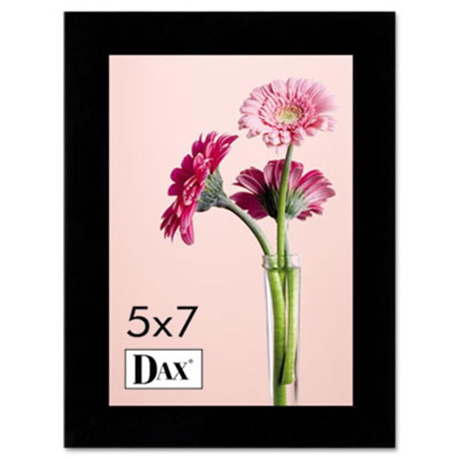 Dax 1826h3t Solid Wood Photo Picture Frame Easel Back 5 X 7 Black
