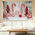 thumbnail image 3 of SOFIKAANMU Christmas Tapestries, Various Designs And Patterns, Winter Snow And Forest Tapestries, Bedroom And Dormitory Home Decor Tapestries, 6 Sizes, 80 X 60 Inches., 3 of 7