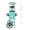 Cyan, variant on 10 Oz Popcorn Machine Cart with Wheel, Holaki Popcorn Maker Machine with Stainless-Steel Kettle Makes Up to 40 Cups, Popcorn Machine for Commercial Home Movie Theater, Red