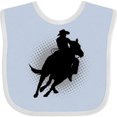 thumbnail image 3 of Inktastic Rodeo Rider Team Roping Boys Baby Bib, 3 of 4