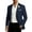 Navy, variant on FGVCTG Mens Notch Lapel Blazer Jacket Casual Regular Fit Sport Coat Business Wedding Suit Jacket for Daily Party Prom Office Wear Yellow M