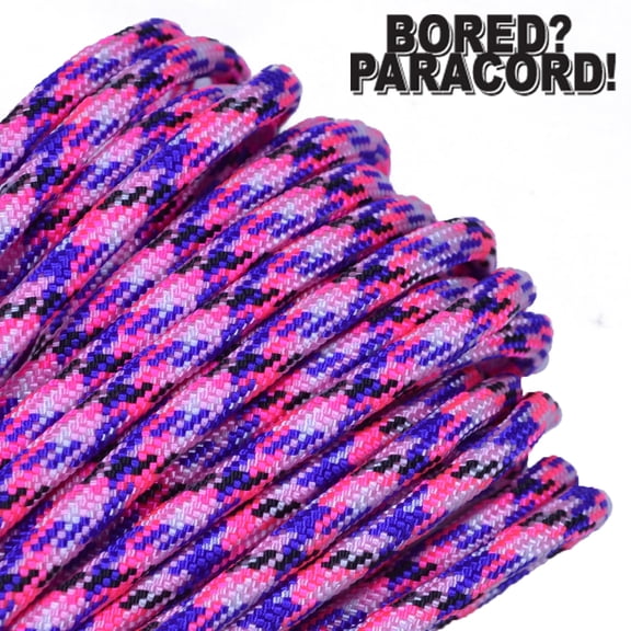 Bored Paracord Brand 550 lb Type III Paracord - Country Girl 10 Feet