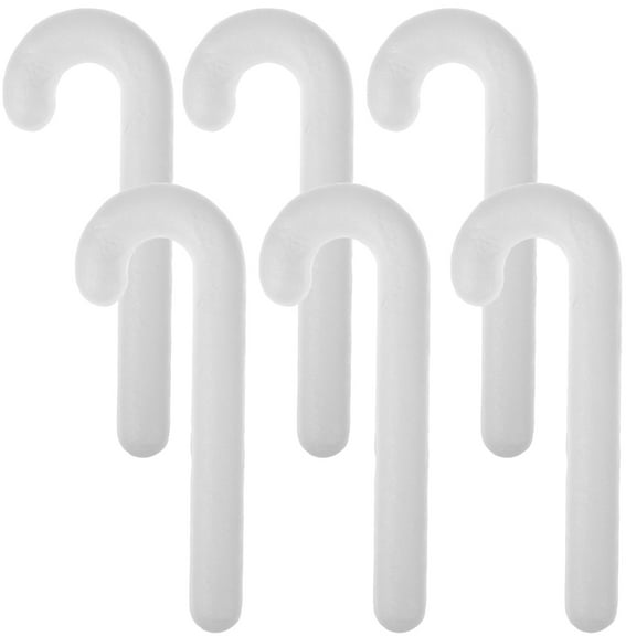 CATIEBYE 6-Pack White Foam Christmas Ornaments for Tree Decoration, Holiday Parties, Family Gatherings, and Festive Home Decor