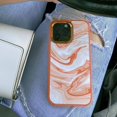 thumbnail image 2 of Caseco Étui Tourbillon Orange MagSafe pour iPhone 14 Pro, 2 of 5