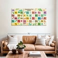 thumbnail image 2 of Elephant Stock Vegetables A To Z Chart Wall Art - Horizontal Multi Panel Canvas - Living Room Wall Decor - Kids And Nursery Multi Panel - Beige And Gold Decor - 62" x 30", 2 of 8