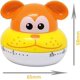 thumbnail image 2 of Minuteur De Cuisine Mcanique Mignon Chien Animal (jaune - Chien) Alarme De Compte Rebours De 55 Minutos, Multicolor, 2 of 3