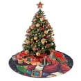 thumbnail image 5 of Christmas Tree Skirt 48" HOHOHO Gay Santa Rainbow (1) Xmas Tree Skirts Mat for New Year Holiday Christmas Party Decorations, 5 of 5