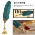 thumbnail image 4 of Feather Pen, Easy To Use Feather Pen And Ink Set Light Weight Exquisite For Student For School, 4 of 5