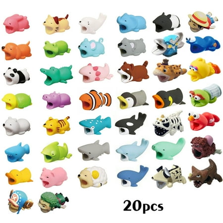 Firefly Cable Protector - Cute Animal Bite Cable Data Protector Winder Organizer for Smartphone Data Line Phone Protection Accessories