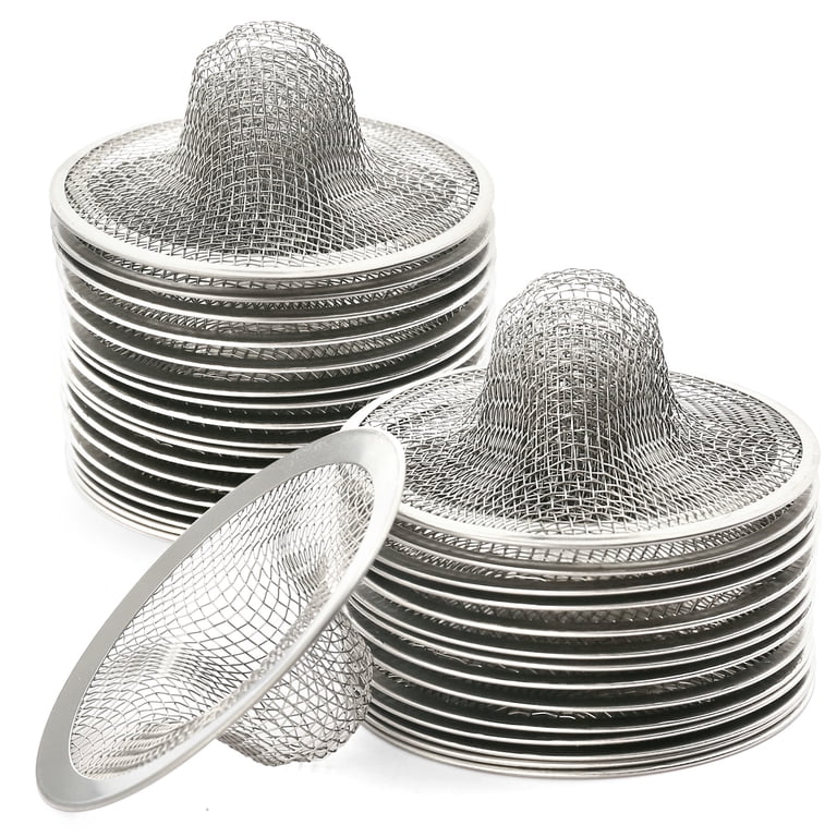 LotFancy 30-Pack Bathroom Sink Strainer, 2.75 Inch photo 1