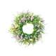 thumbnail image 5 of Corona floral decorativa para puerta de entrada, diámetro 55 cm, decoración de pared rústica realista, corona de boda para ventana, pared,, 5 of 9