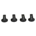 thumbnail image 2 of Perillas de Pedal de Guitarra CUTICAT Paquete de 4 Piezas de Plástico Negro, 2 of 8
