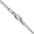 thumbnail image 3 of 925 Sterling Silver Box Chain Styles Necklace 1.5 mm Mirror 24 inch, 3 of 4