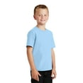 thumbnail image 4 of Port & Company Youth Fan Favorite Tee-S (Light Blue), 4 of 6