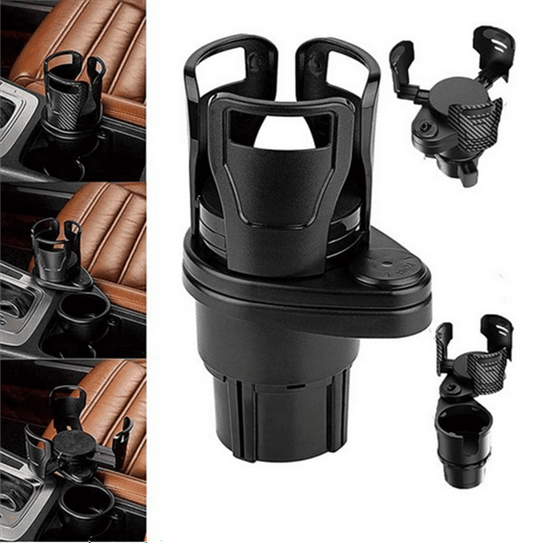 Car Cup Holder Expander,Multifunctional Car Cup Holde,360° Rotating