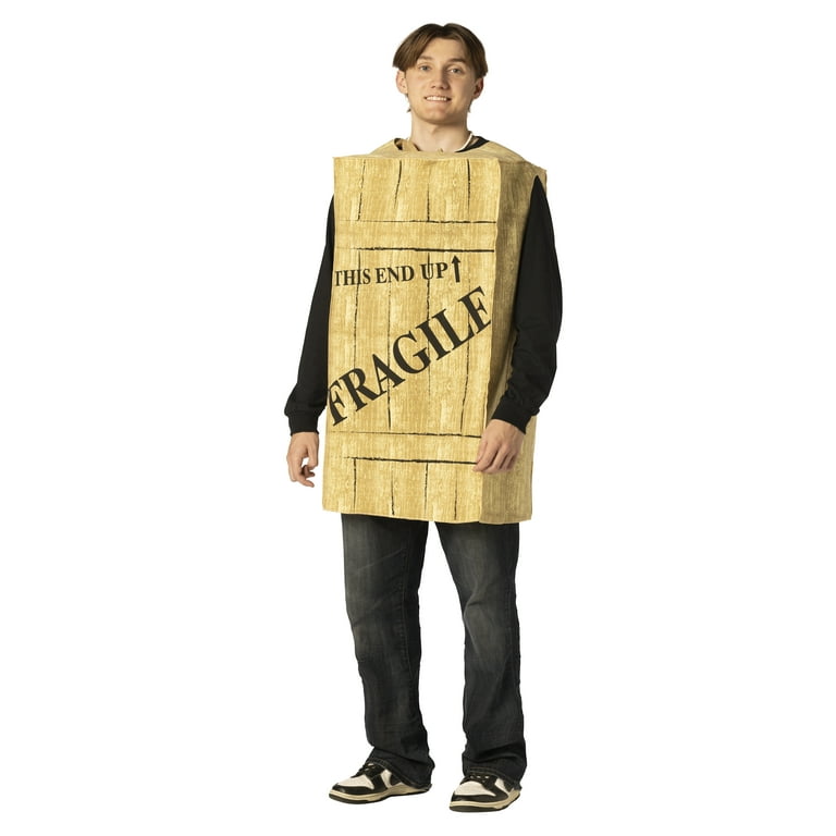Rasta Imposta Fragile Leg Lamp Crate Halloween Costume, Men and