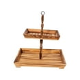thumbnail image 3 of GUOOL Cupcake Stand Centerpiece 2 Tier Serving Tray Decor for Party Farmhouse Home, 3 of 9