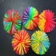 thumbnail image 3 of 1 juego de 10 piezas de 60 mm de colores de bolas fibrosas de silicona que rebotan esponjosas bolas de juegos de pelota para aliviar el estrés （coloridas）, 3 of 6