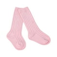 thumbnail image 5 of Inevnen Toddler Baby Medium Tube Socks Solid Color Ribbed Knit Knee High Seamless Uniform Stockings, 5 of 9