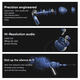 thumbnail image 4 of OnePlus Buds Pro 3 Auriculares inalámbricos con cancelación activa de ruido de 50 dB, 43 h de duración de batería, Bluetooth 5.4 Blanco, 4 of 9