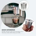 thumbnail image 2 of Espresso Machine Espresso Machine Espresso Machine Reusable Coffee Filters Stainless Steel Coffee Filter Reusable Coffee Universal Fit Coffee Strainer Espresso Espresso, 2 of 6