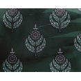thumbnail image 4 of oneOone Georgette Viscose Fabric Leaves & Floral Block Print Sewing Fabric BTY 42 Inch Wide, 4 of 4