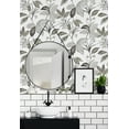 thumbnail image 5 of NextWall Greystone Boho Leaf Trail Peel and Stick Wallpaper, 5 of 9