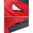 thumbnail image 4 of HOW'ON Men's Winter Coat Snow Jacket Windproof Waterproof Ski Jackets Red XL, 4 of 6