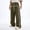 01 Army Green, variant on YueHuiYing Men's Baggy Sweatpants Fashion Wide Leg Casual Sweat Pants Drawstring Stretch Joggers with Pockets
