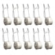 thumbnail image 1 of Ganchos de rodillos Matsuzay para enrejado resistentes a la intemperie con cable de 15 m Kit de invernadero 10 piezas, 1 of 6