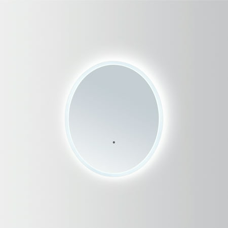 - innoci-USA Round/ Oval Electric LED Mirror Silver 36 Inches Wide X 36 Inches High X 1.2 Inches Deep