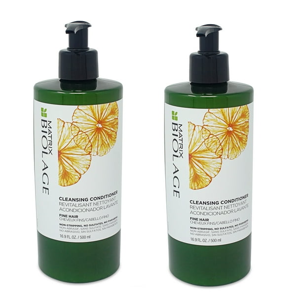 Matrix Biolage Cleansing Conditioner for Fine Hair 16.9 Oz pack of 2