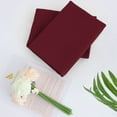thumbnail image 6 of REGALWOVEN 2 Packs Pillowcases Soft 1800 Microfiber Pillow Shams with No Zipper, Standard Burgundy, 6 of 8