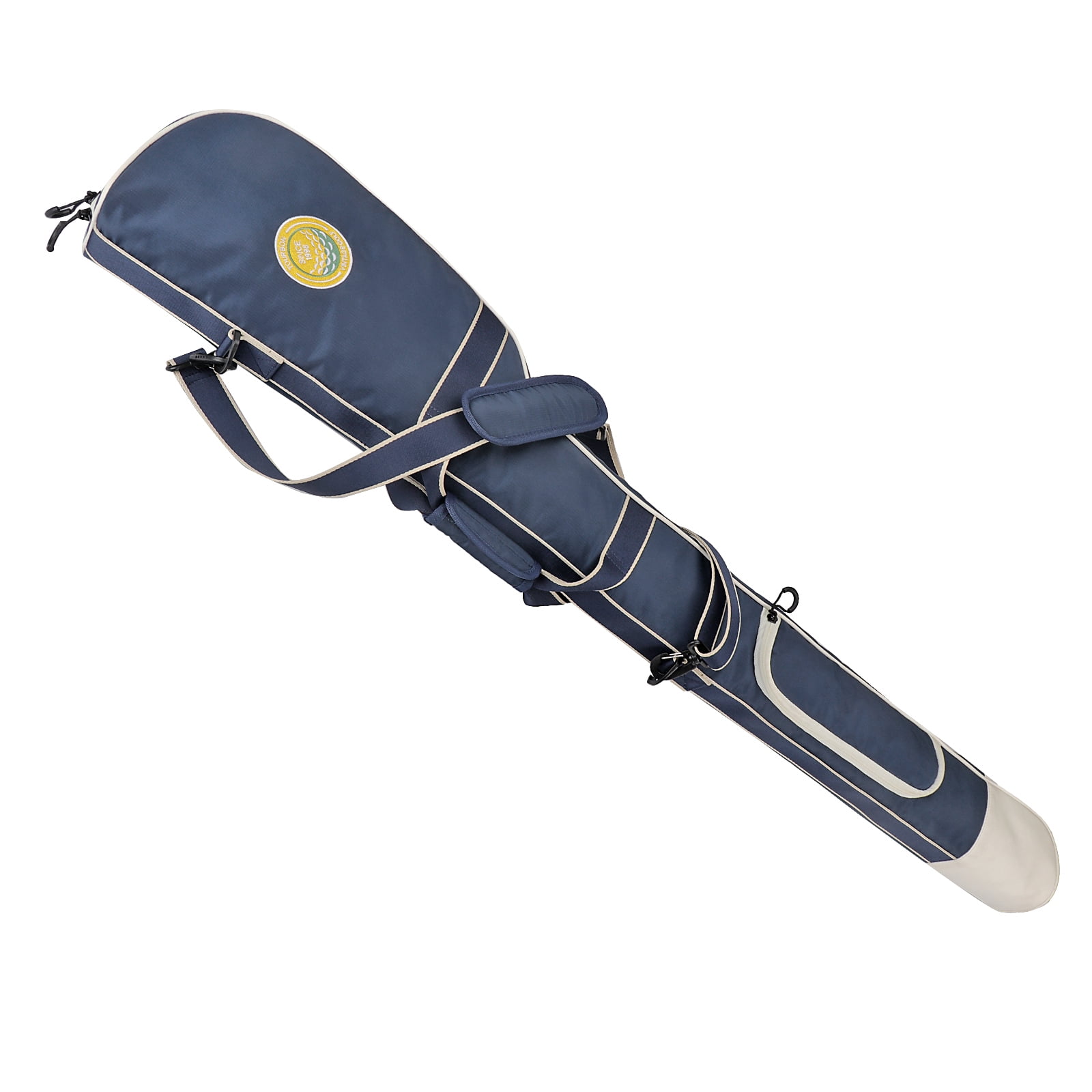 TOURBON Lightweight Nylon Golf Clubs Carry Bag Outdoor Sunday Bag Effortless Carry Waterproof