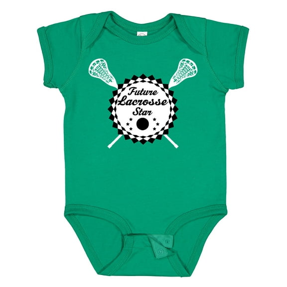 Inktastic Future Lacrosse Star Childs Boys or Girls Baby Bodysuit