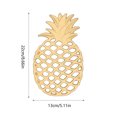thumbnail image 3 of Decorative Pineapple Trivet Set Heat Kitchen For Hot Pots Pans Plates And Bowls Tableware Protector, 3 of 7