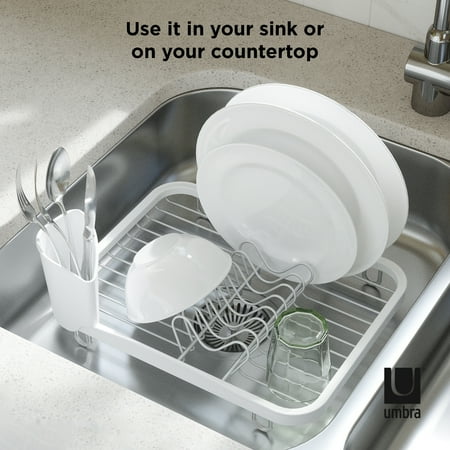 Plastic Sinkin In-Sink Dish Rack White - Umbra