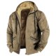 thumbnail image 1 of Men's Solid Color Jacket Men's Spring And Autumn Casual Trend Zipper Hooded Jacket M, 1 of 3