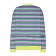 thumbnail image 5 of Yuyuzo Sweatshirt for Women Oversized Striped Crew Neck Long Sleeve Shirt Color Block Pullover Tops, 5 of 5