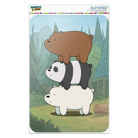 We Bare Bears Bear Stack Home Business Office Sign