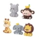 thumbnail image 4 of Figuras De Adornos Para Pasteles De Animales De La Selva, Arcilla Segura, Fácil De Montar, Mono, Elefante, Jirafa, Hipopótamo, León, Lindos Adornos Para Pasteles De Animales De, 4 of 7