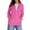 Pink, variant on VISALY Womens Zip Up Hoodies Sweater Jacket Sweaters Long Sleeve Knitted Zip Up Hoodies Ribbed Pullover Loose Casual Sweatshirts with Pocket Comfy Sweaters Tunic Sweater Long Sleeve Sweaters Blue Xxl
