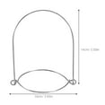 thumbnail image 2 of HAMPPLIES 4Pcs Ergonomic Stainless Steel Mason Jar Hanglers with Wire Handle for Kitchen Organization, 2 of 8