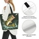 thumbnail image 3 of Disketp Largemouth Bass jumps out of water Bolsa Tote Estampada para Mujer, Bolso de Hombro y de Mano para Compras y Viajes, 3 of 8