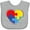 AC-Heather Grey, variant on Inktastic Autism Puzzle Heart Boys or Girls Baby Bib